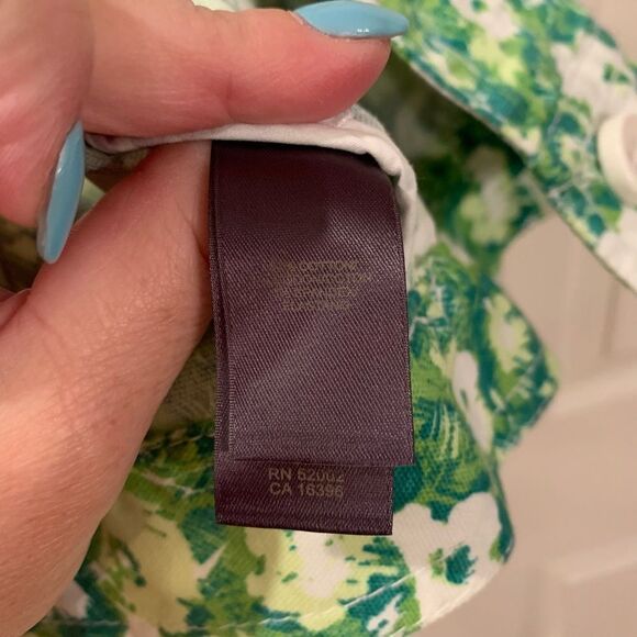 Liz Claiborne Green Floral Print Spring Jacket sz 14 NWT - Picture 3 of 5
